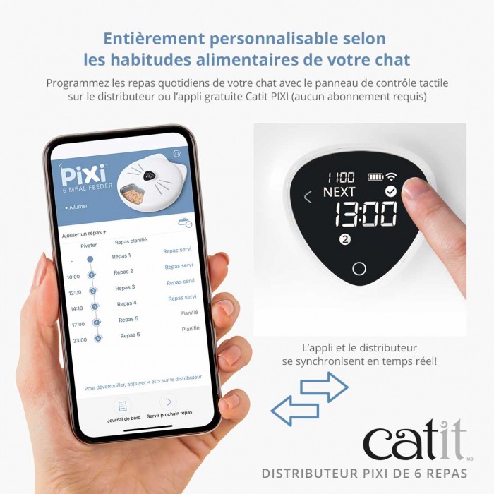 Distributeur connecté Pixi 6 repas