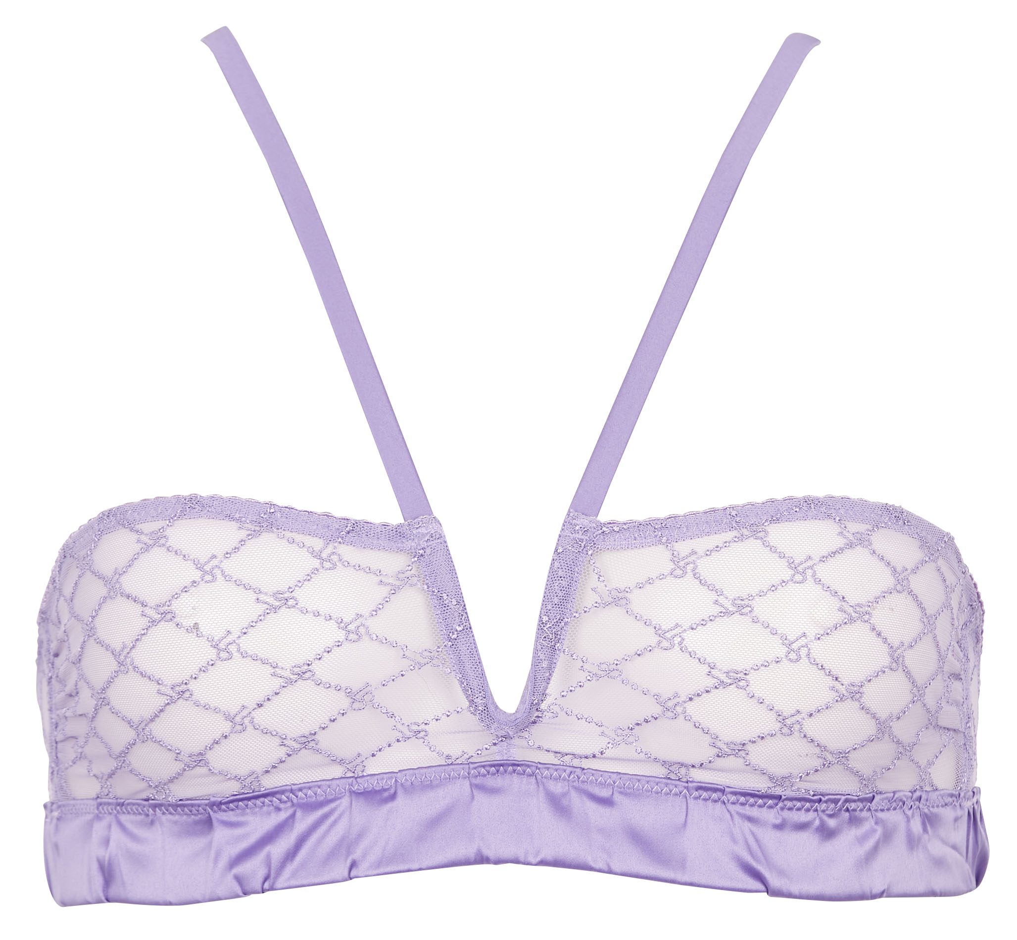 CELESTE - Bralette en dentelle| Violet