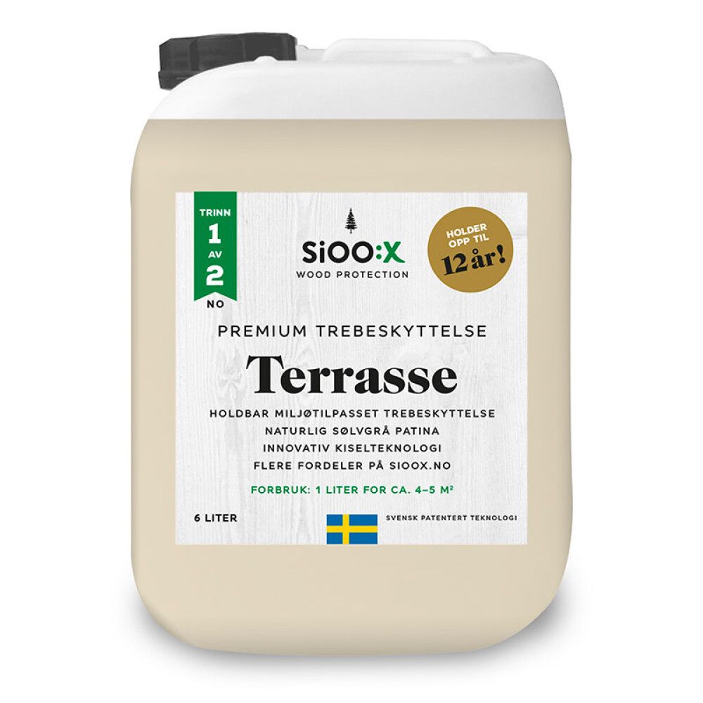 TREBESKYTTELSE SIOO:X PREMIUM TERRASSE TRINN 1 6L