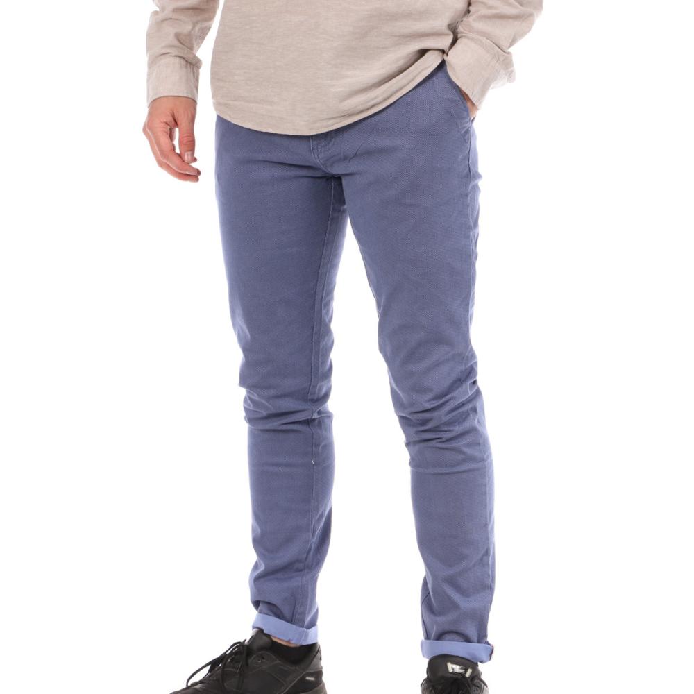 La Maison Blaggio Chino Bleu Homme La Maison Blaggio Tamar