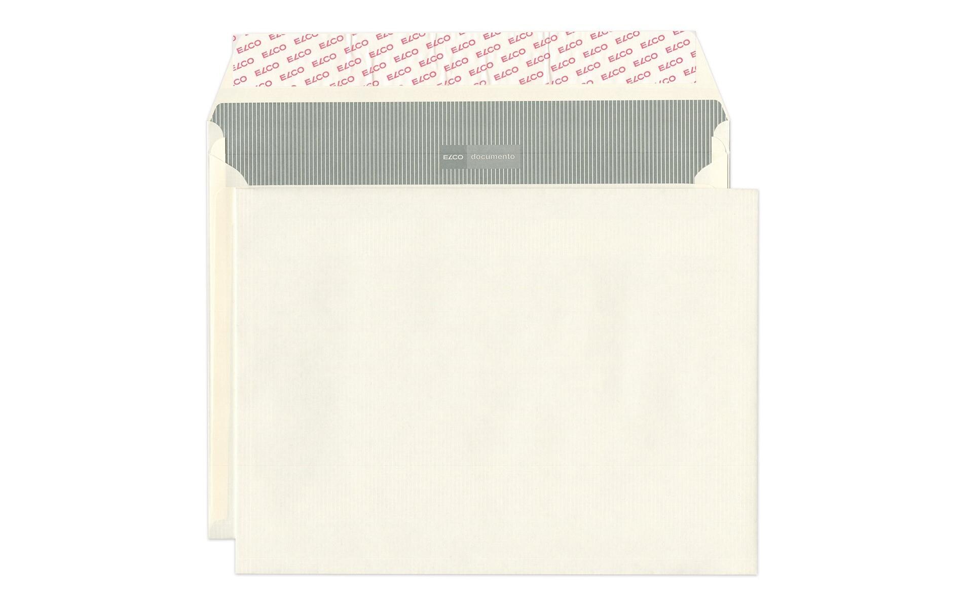 Couvert Documento C4 Beige ohne Fenster, 200 Stück<br>Couvert C4 ohne Fenster mit Seitenfalz