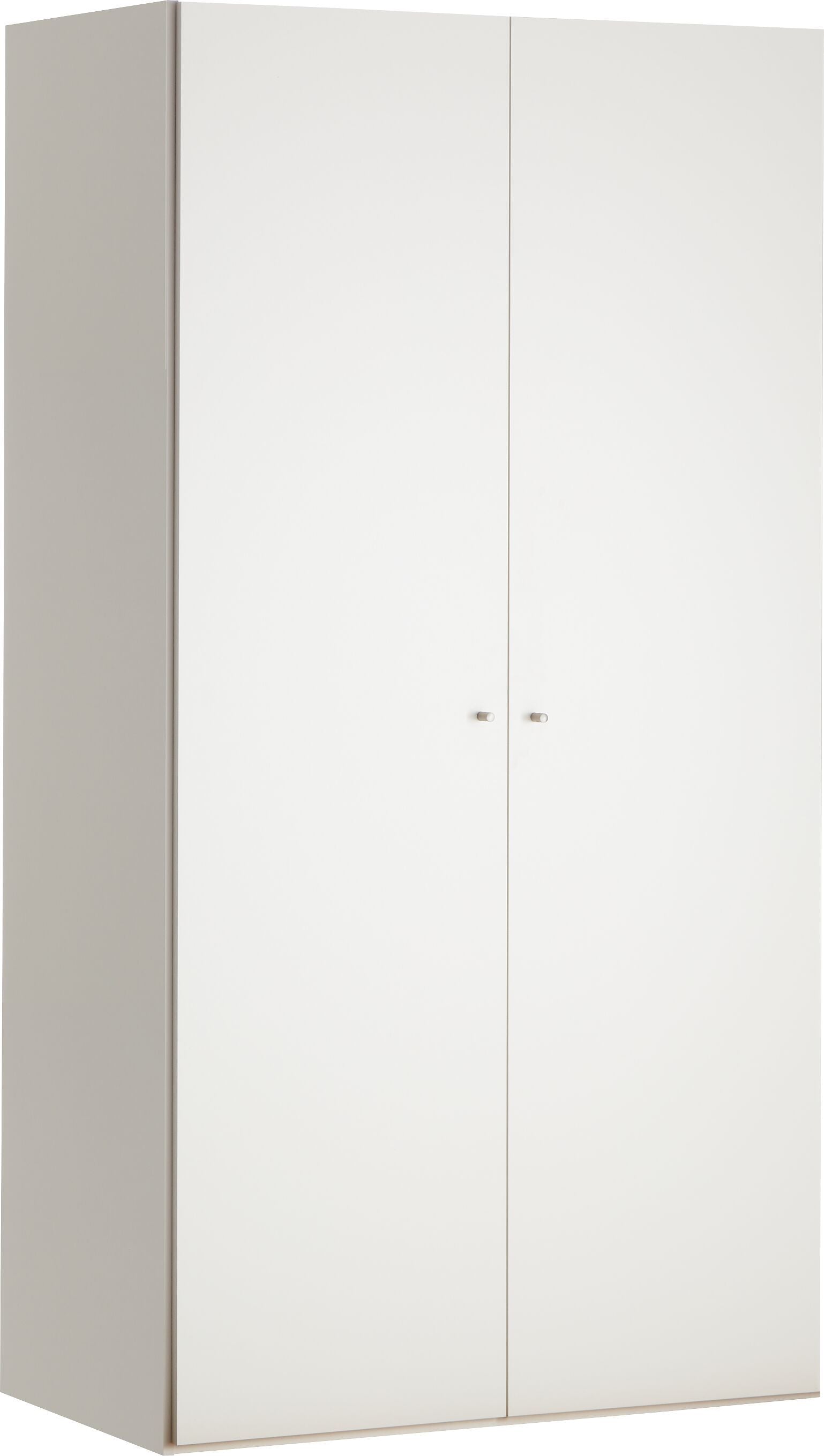 MODUL ONE Drehtürenschrank - Creme / B: 102.0 cm x T: 59.0 cm x H: 195.0 cm