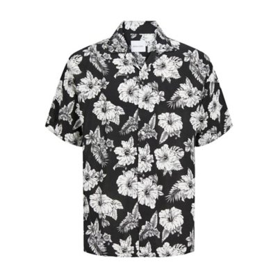 Chemise à manches courtes homme Jjguru Monochrome Aop Resort JACK JONES