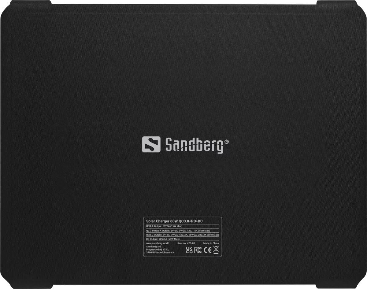 Sandberg - Solar Charger 60W - Qc3.0+Pd+Dc