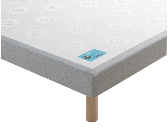 MERINOS - Sommier  90 x 200 Du Matin chine gris clair 0920