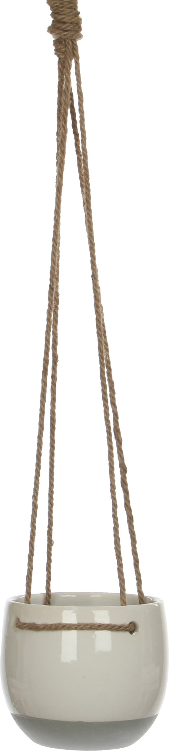 Mica Decorations hangpot Resa D 13,5 H 11,5 wit