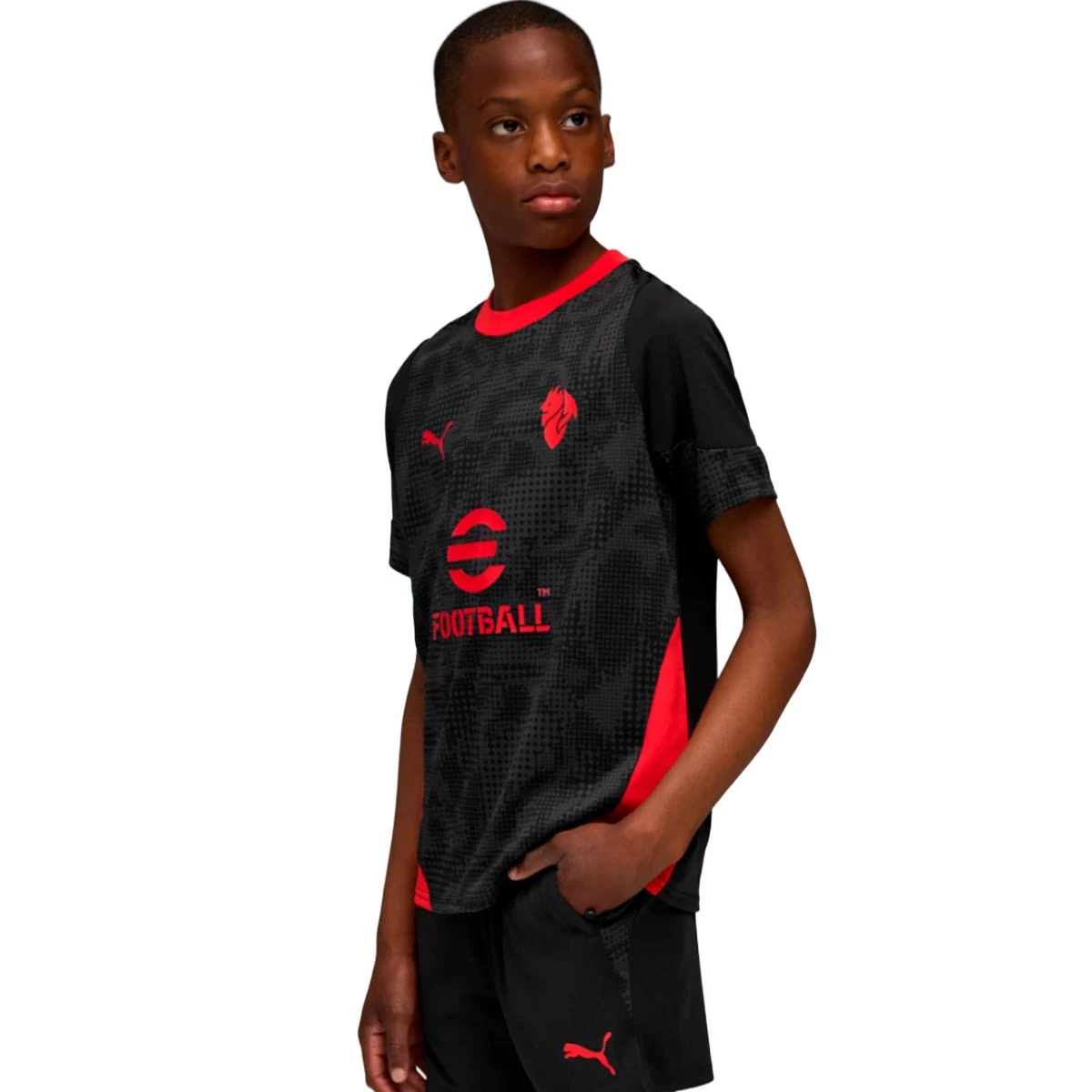 T-Shirt Puma AC Milan Training 2025-2026 Criança
