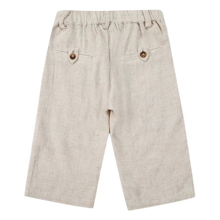 Donsje Pantalon Dado en Lin | Sable