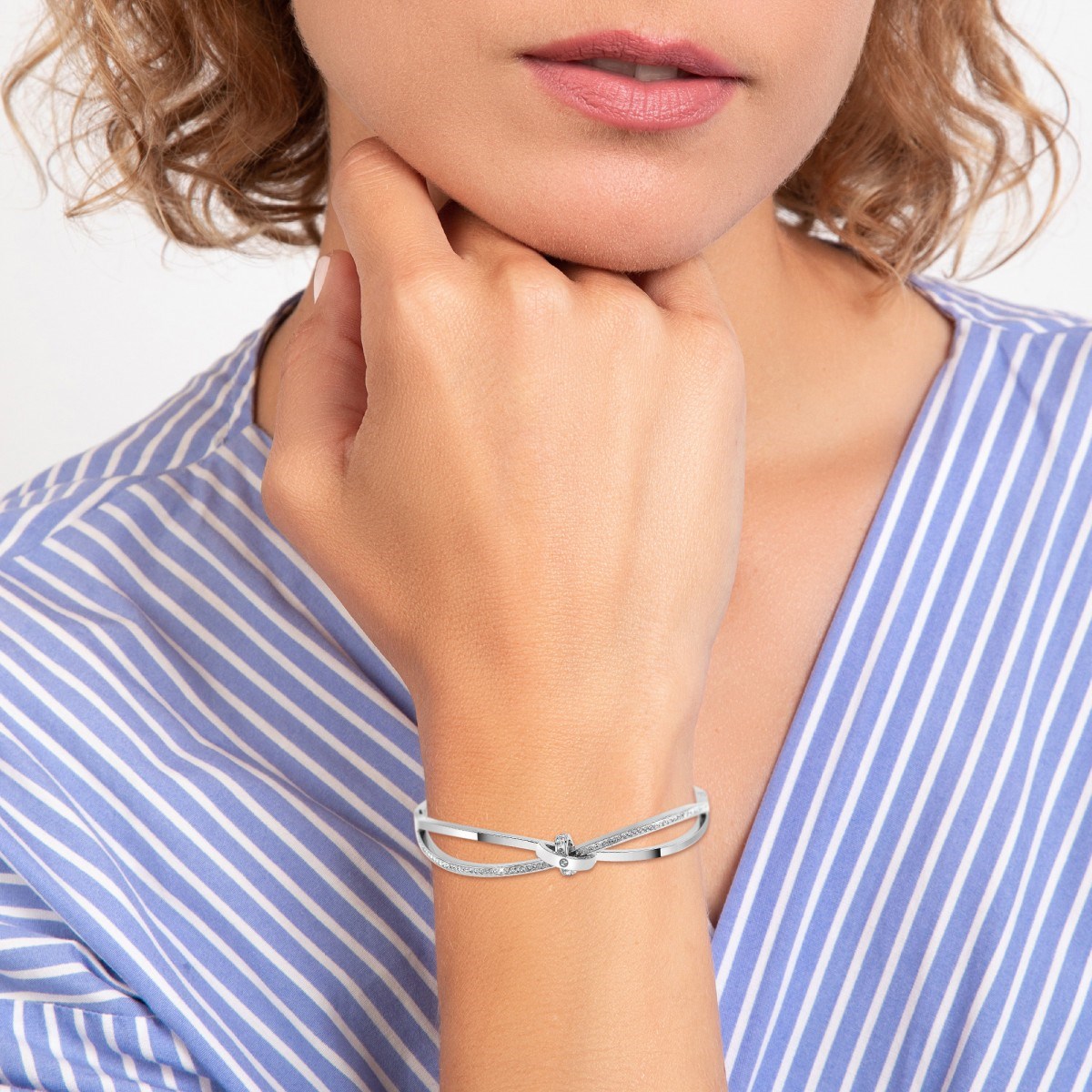 Bracelet SC Crystal orné d'un véritable diamant blanc