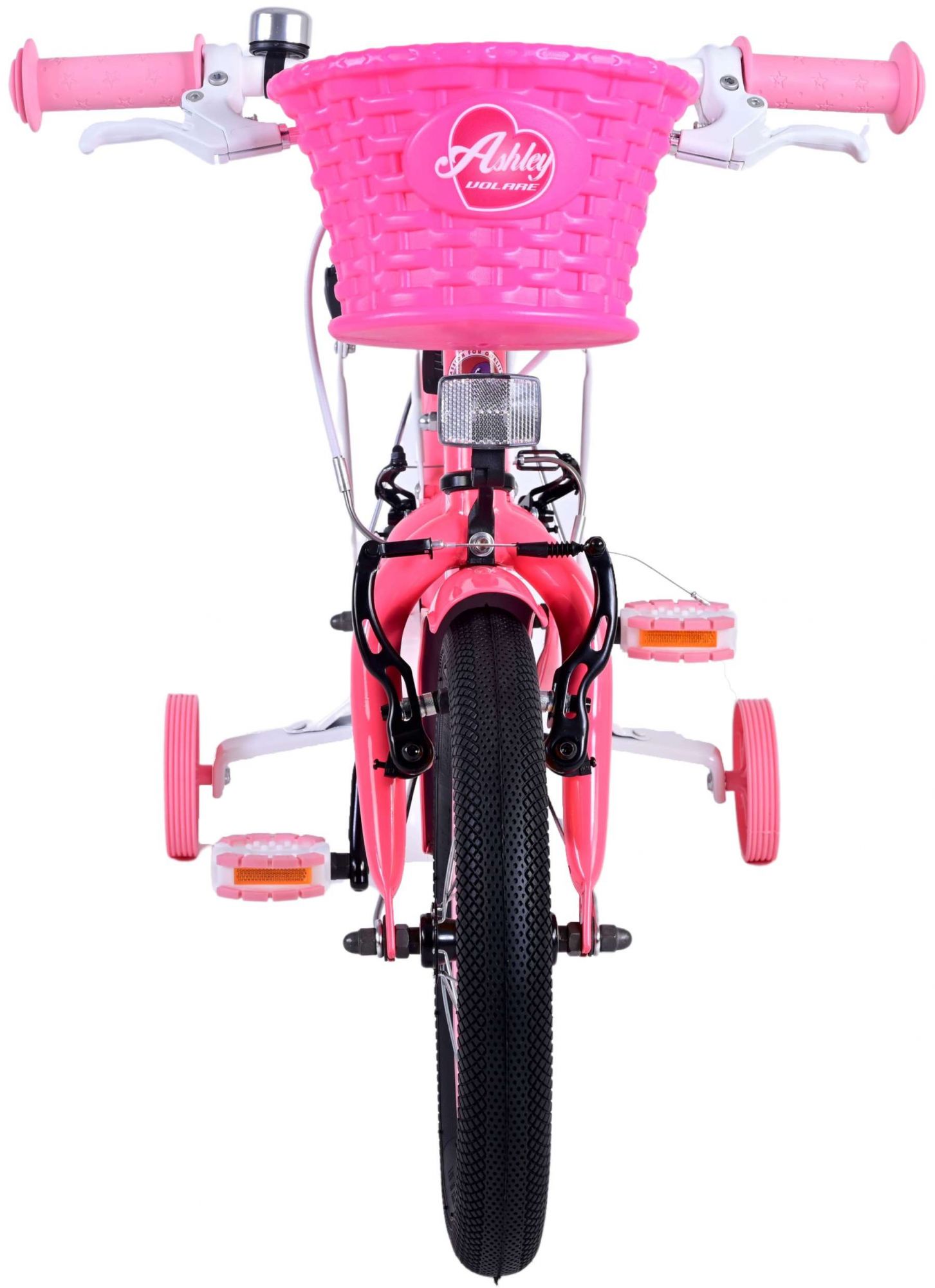 TPFSports Ashley Kinderfahrrad - Mädchen - 14 Zoll - Rücktritt + Handbremse - Weiß