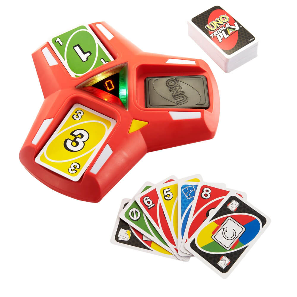 Mattel HCC21 UNO Triple Play