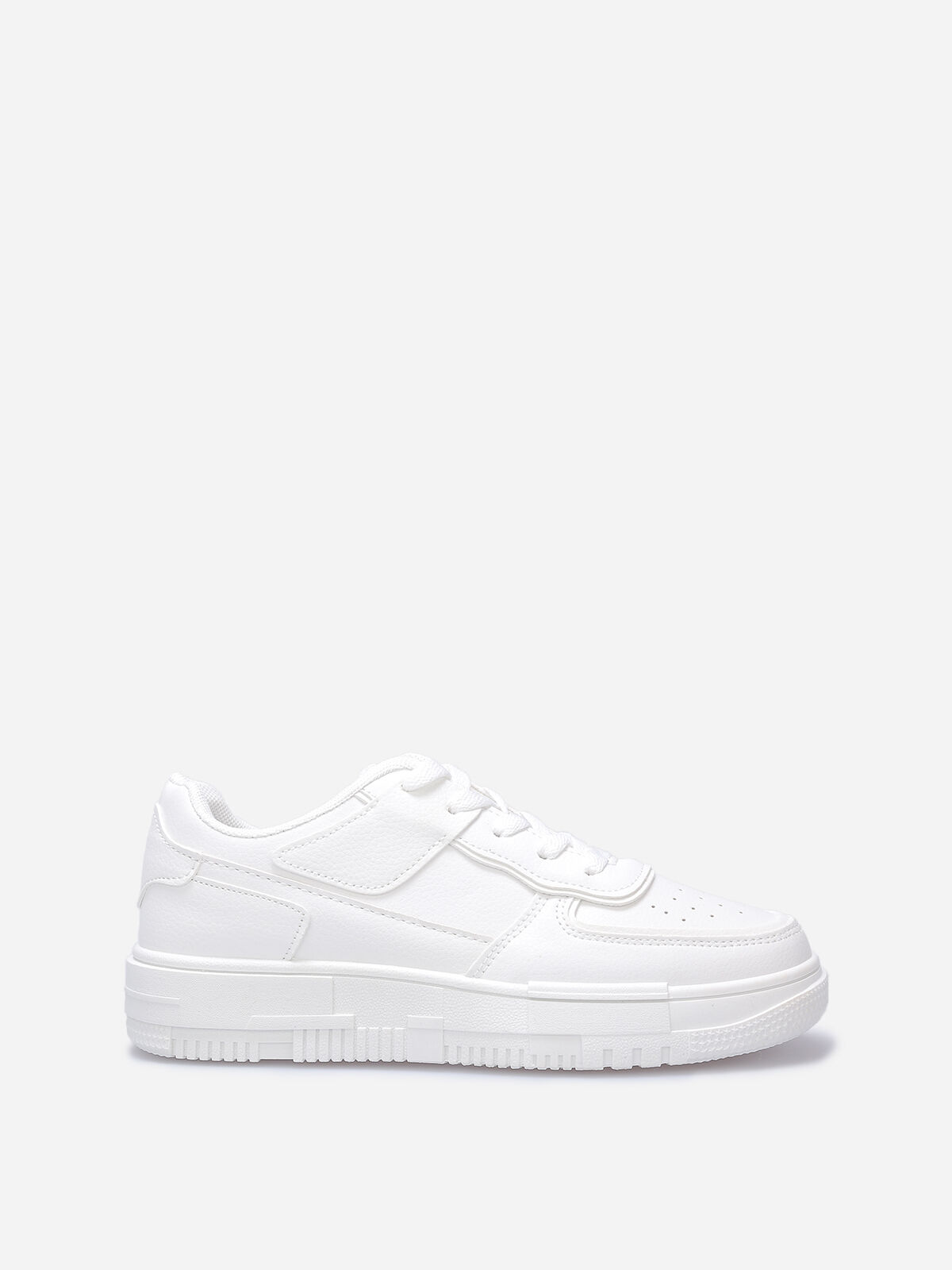 Baskets à plateforme- Blanc