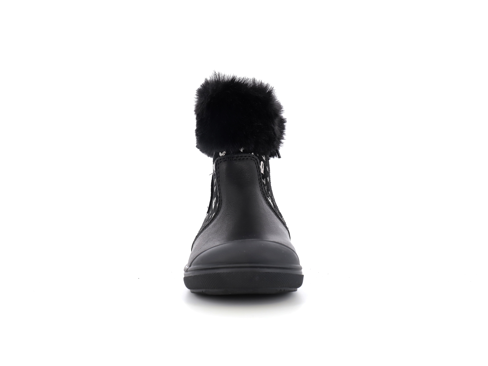 Bopy-ROSALIA SP Matières combinées Noir Argent