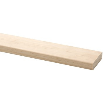 Lat geschaafd grenen D-vorm 18x68mm 210 cm