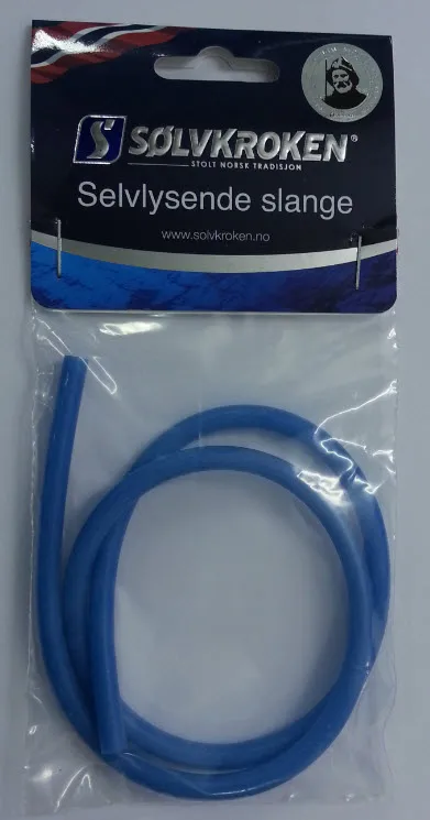 Sølvkroken SELVLYSENDE SLANGE 8MM-3MM HULL Hvit