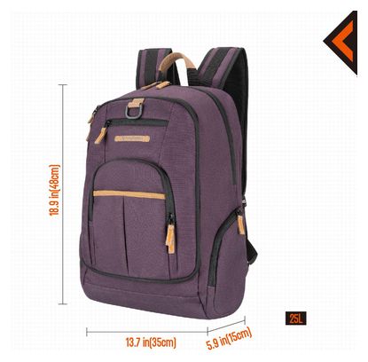 Sac à dos - Kingcamp - Modèle Arches - Violet - 35 x 15 x 48 cm