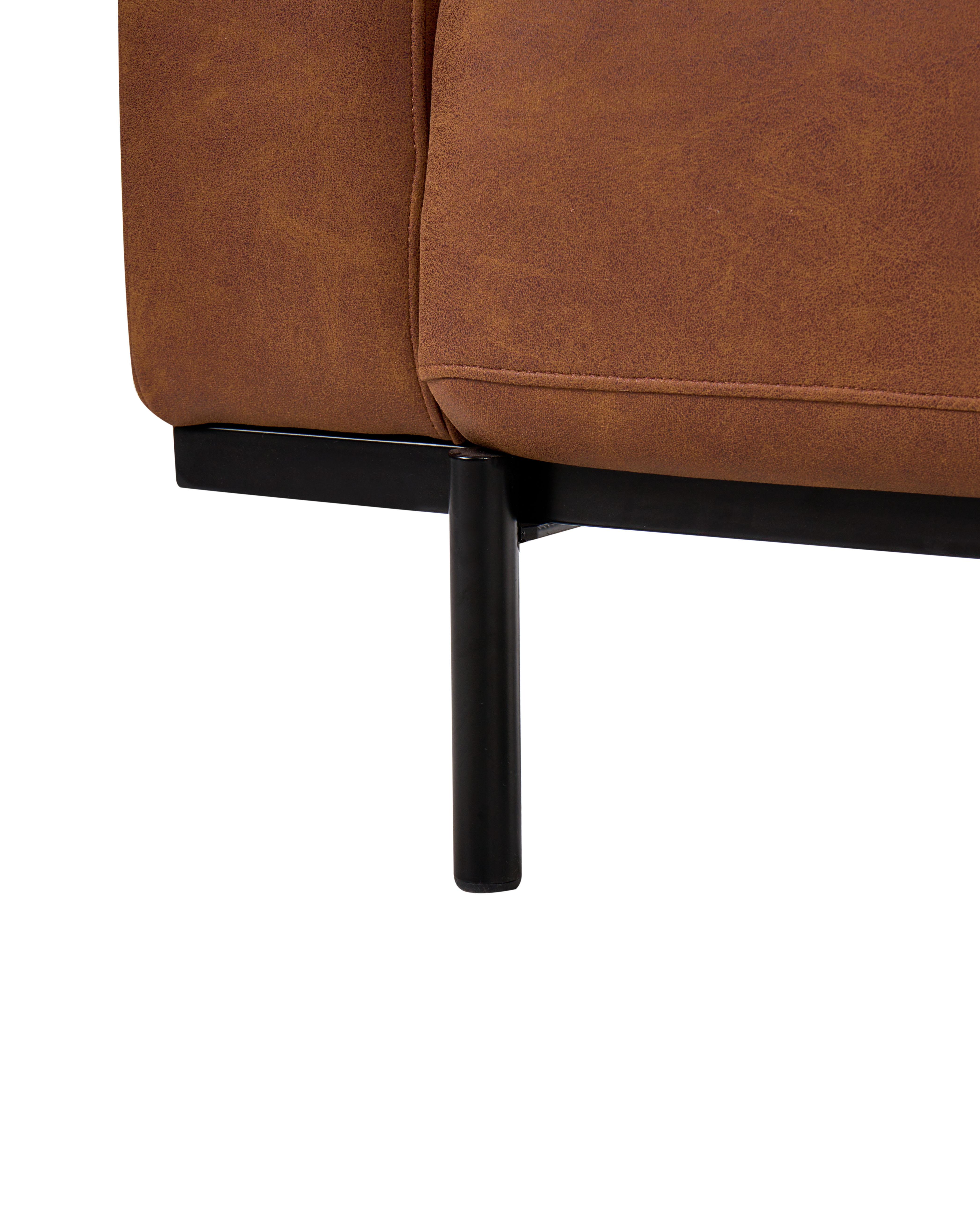 Fauteuil SOVIK Kunstleer Bruin