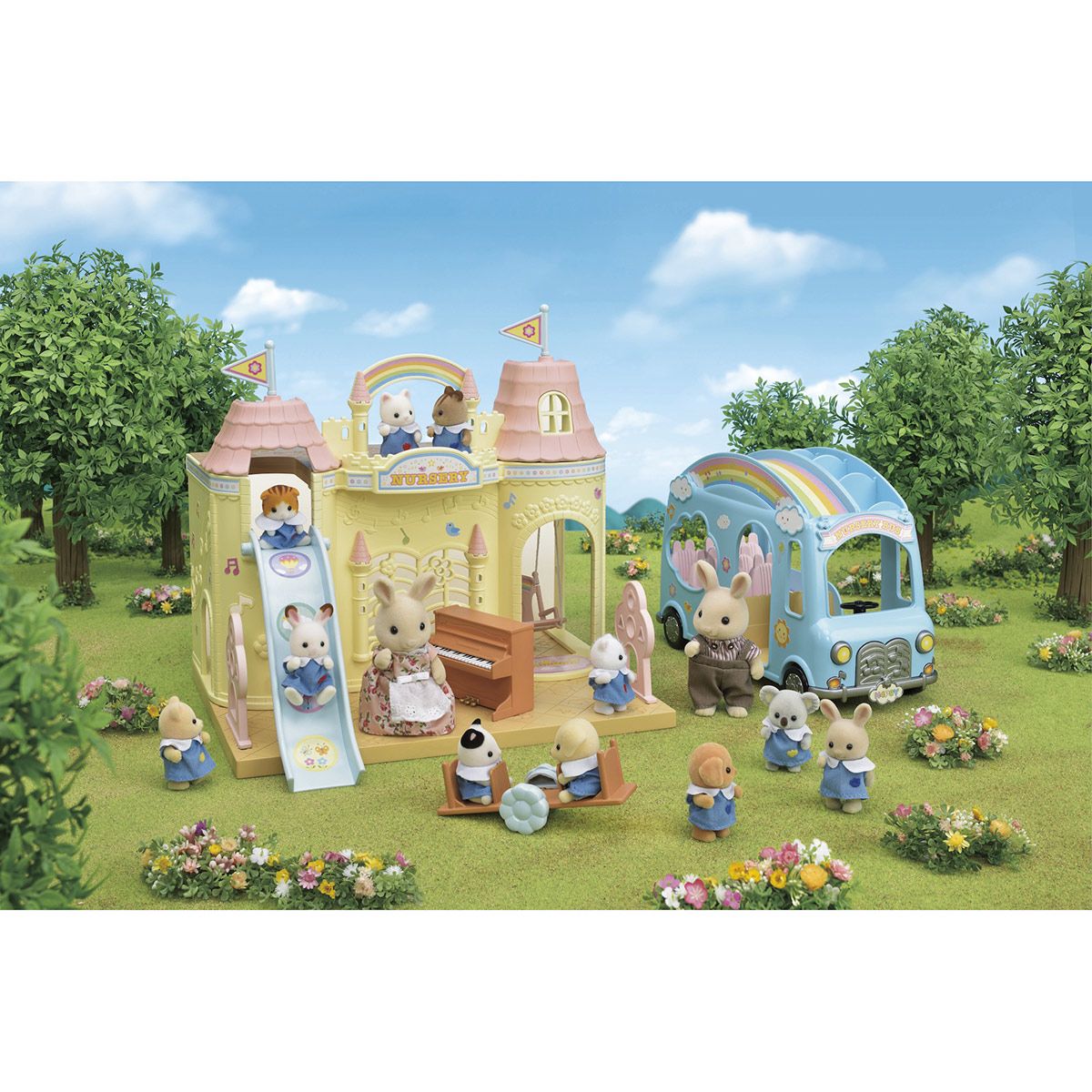 La crèche château des bébés Sylvanian Families 5316