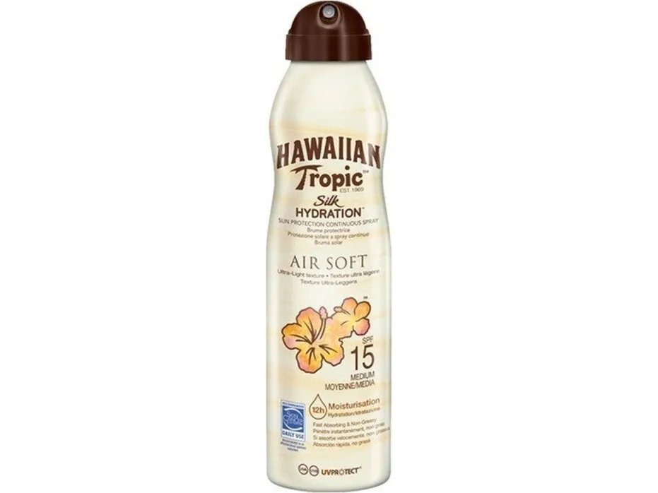 Hawaiian Tropic Sun Screen Spray Silk Air Soft Silk Hawaiian Tropic - Spf 15 - 177 ml