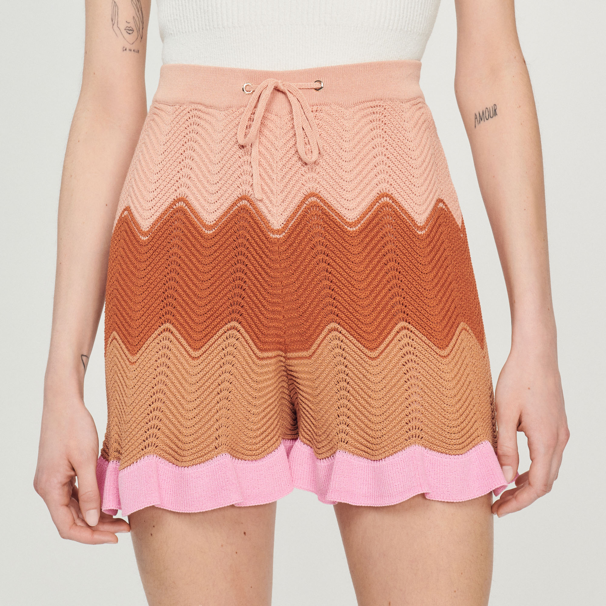 Short en maille