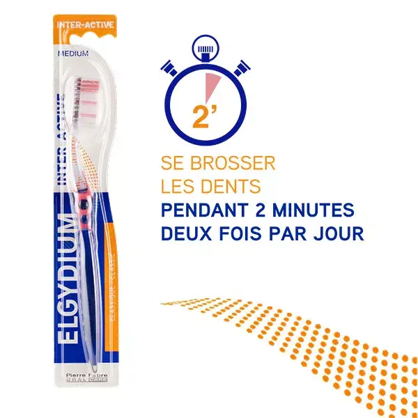 Elgydium Inter-Active Brosse à Dents Medium