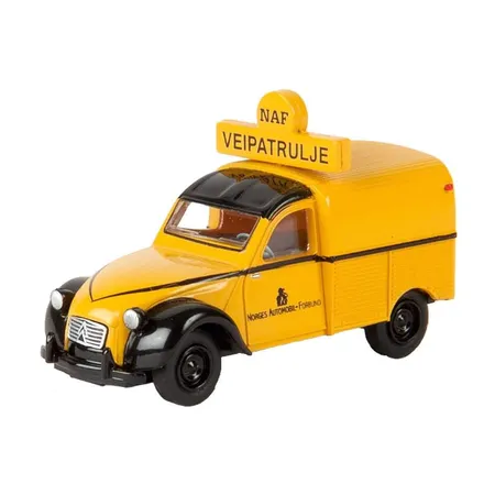 Brekina Citroen 2 CV Kastenente NAF vejpatrulje (NO)