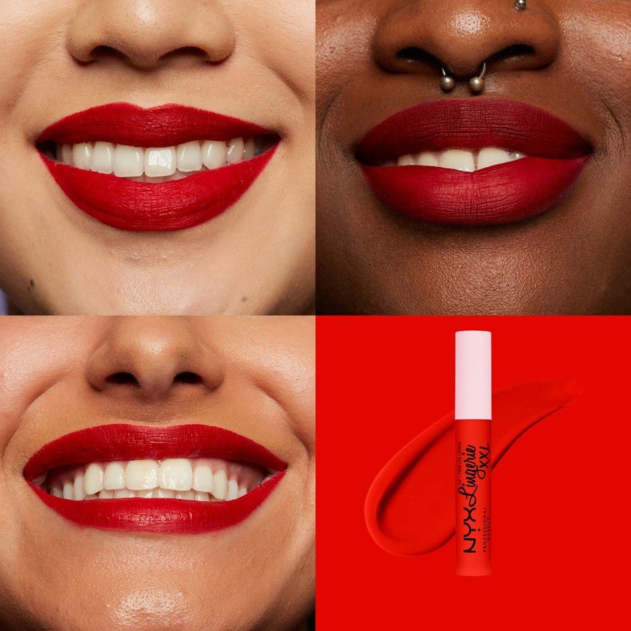 NYX Professional Makeup Lip Lingerie XXL Matte Liquid Lipstick 27 On Fuego 4ml