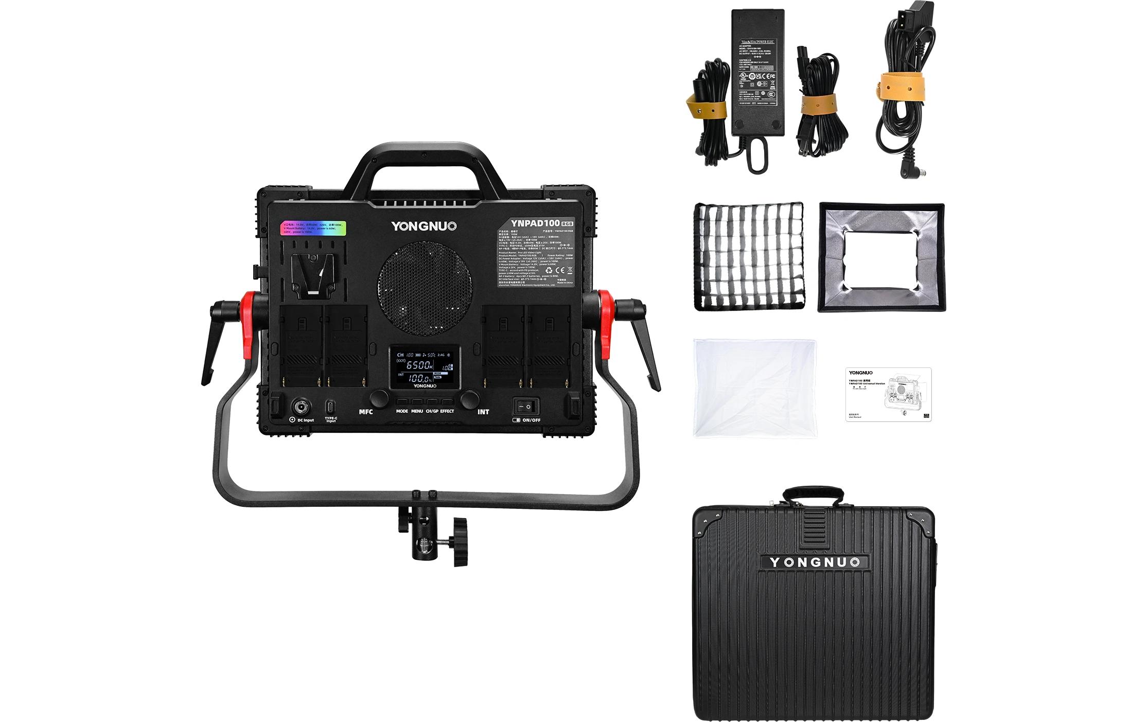 Videoleuchte YNPAD100RGB KIT<br>RGB-LED-Videoleuchte