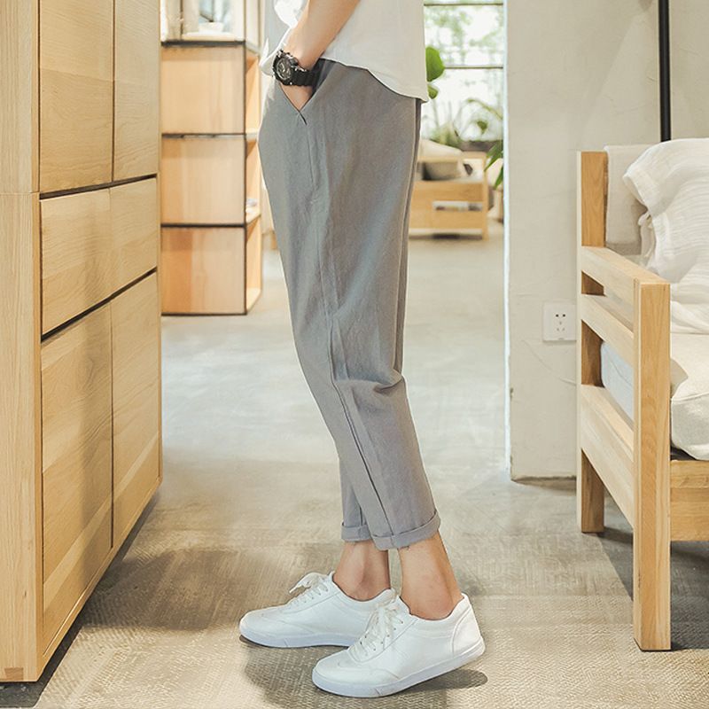 Sparrow Farm - Cropped rechte broek