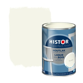 Histor Perfect Finish houtlak zijdeglans RAL 9001 wit 1,25 liter