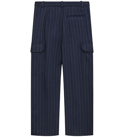 Designers Remix Bukser - Cargo - Zoe - Navy/White Pinstripe