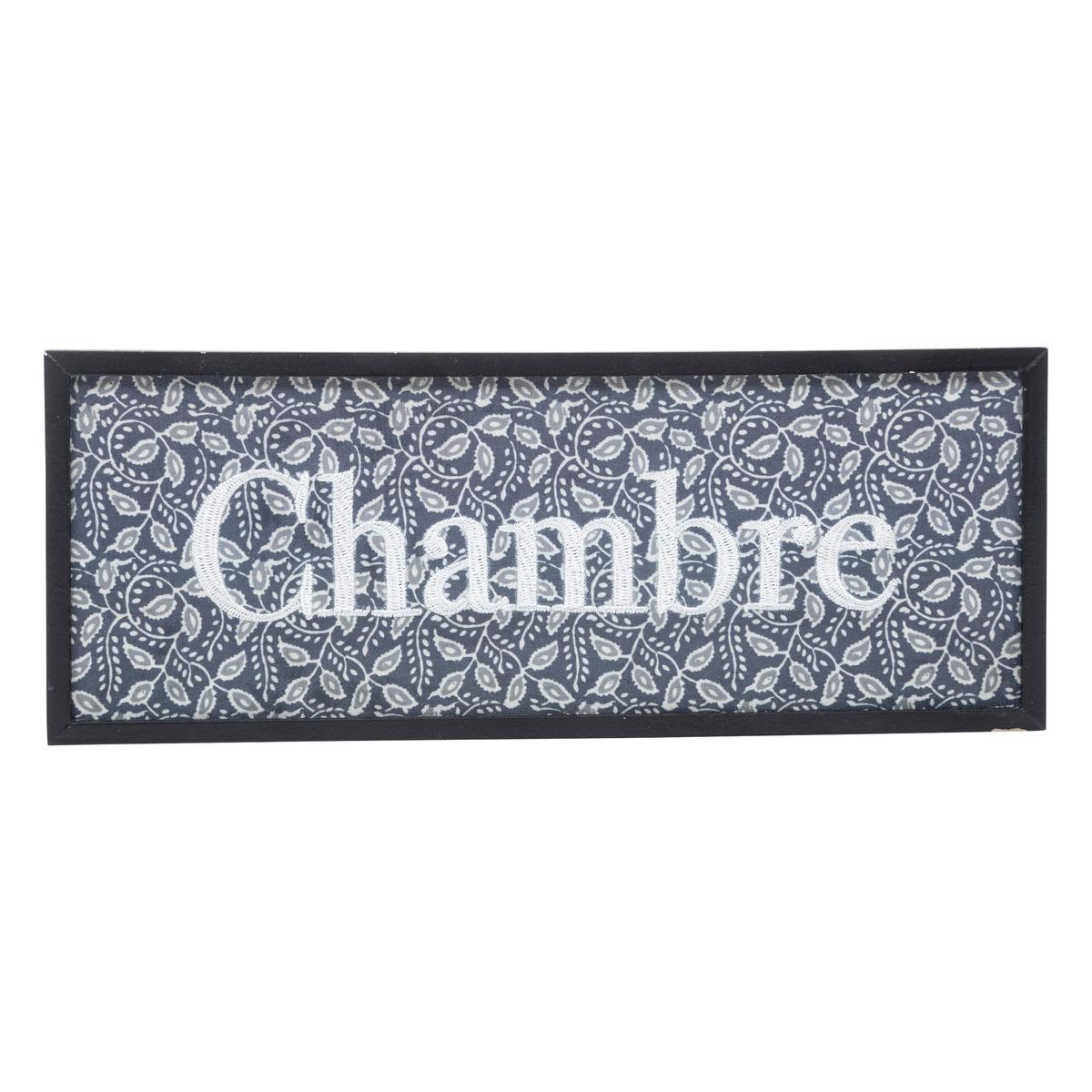 PLAQUE PORTE LUMIERE D HIVER D.25X10CM