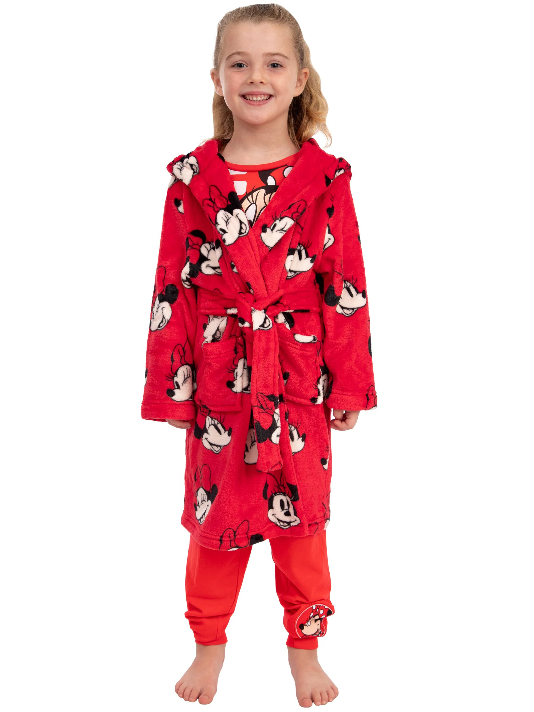 Character Disney Minnie Mouse Dressing 3D Ears And Bow Gown