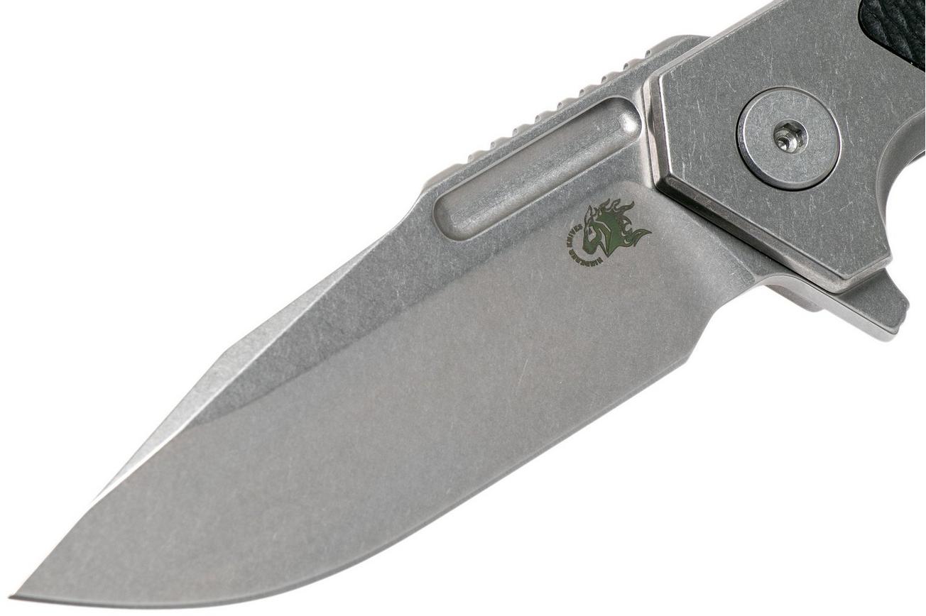 Rick Hinderer Fulltrack Spearpoint 20CV Black G10 zakmes