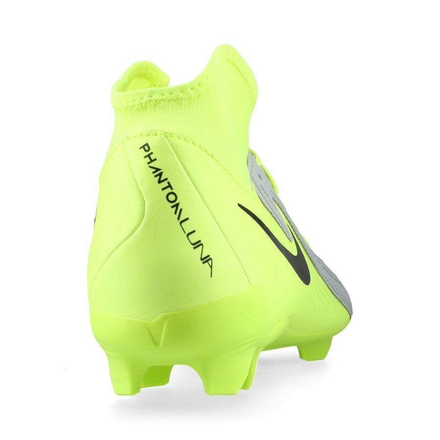 Nike Phantom Luna II Academy MG Mad Voltage - Argenté/Noir/Jaune Fluo