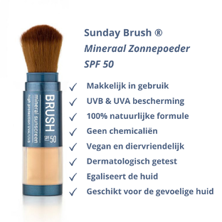 Sunday Brush Mineral Sunscreen Powder SPF50 - Tan 6GR