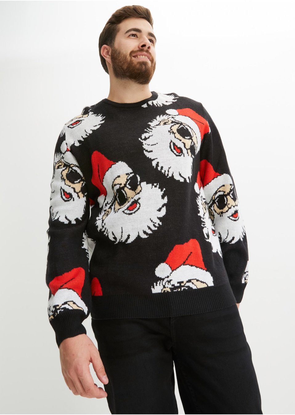 Pull avec motif de Noël