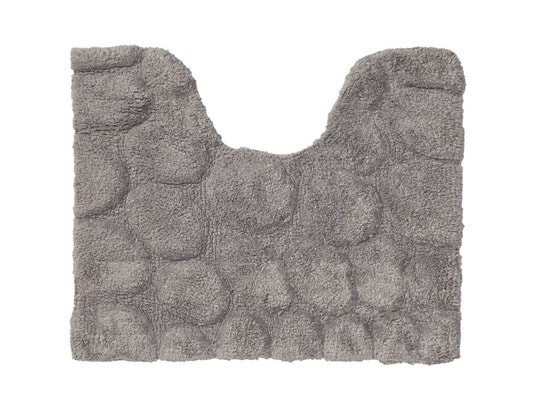 SEALSKIN - Tapis de bain Tapis de toilette pebbles coton 50x60 cm gris