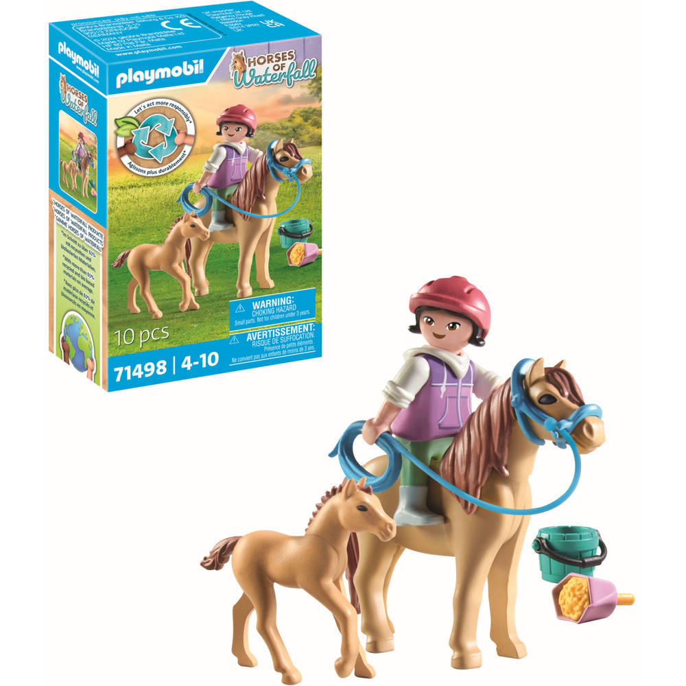 PLAYMOBIL Horses of Waterfall kind met pony en veulen 71498