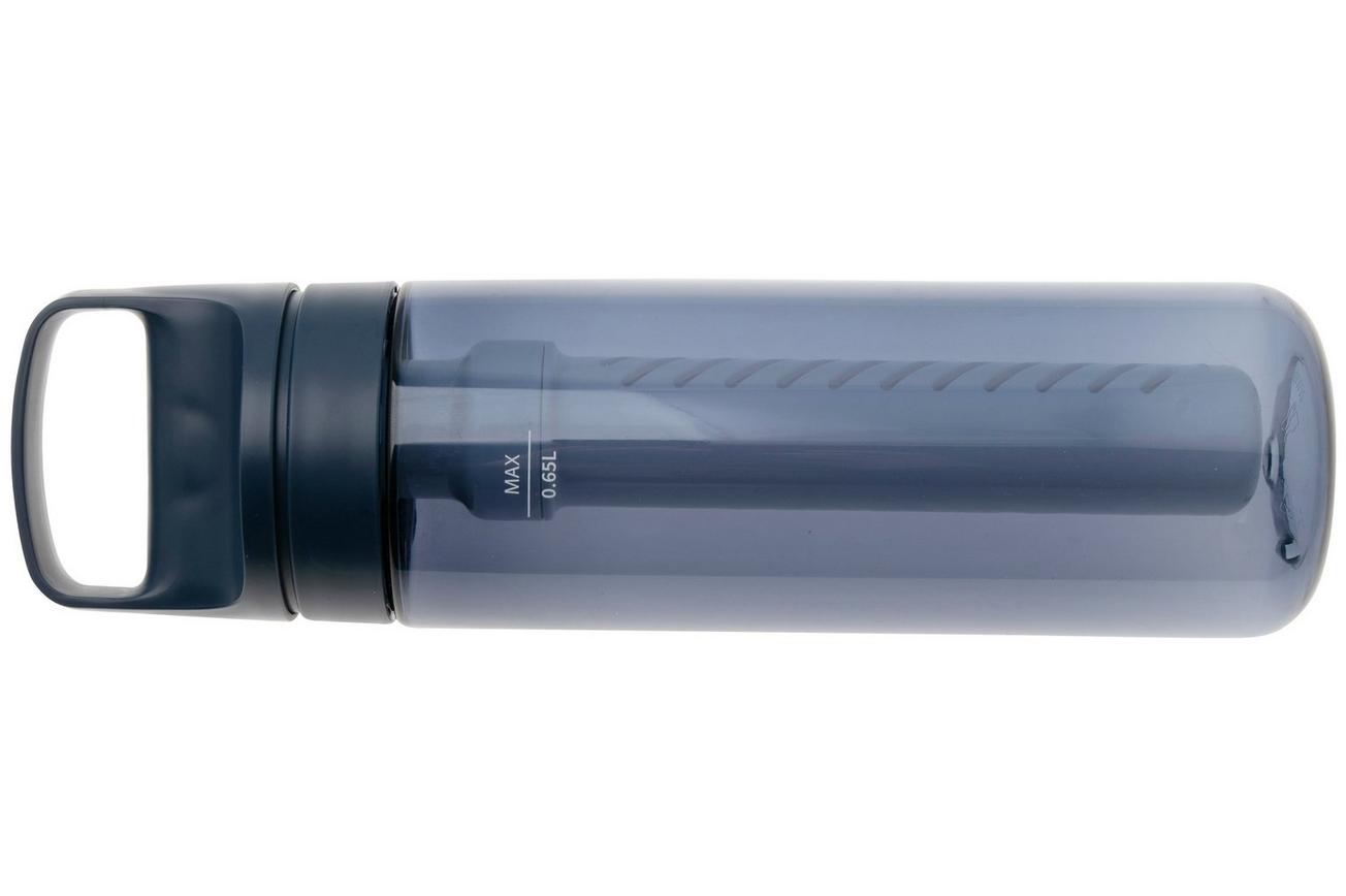 LifeStraw Go Aegean Sea GO-650ML-SEA BPA-Free Plastic, waterfles met 2-stage filter, 650 ml