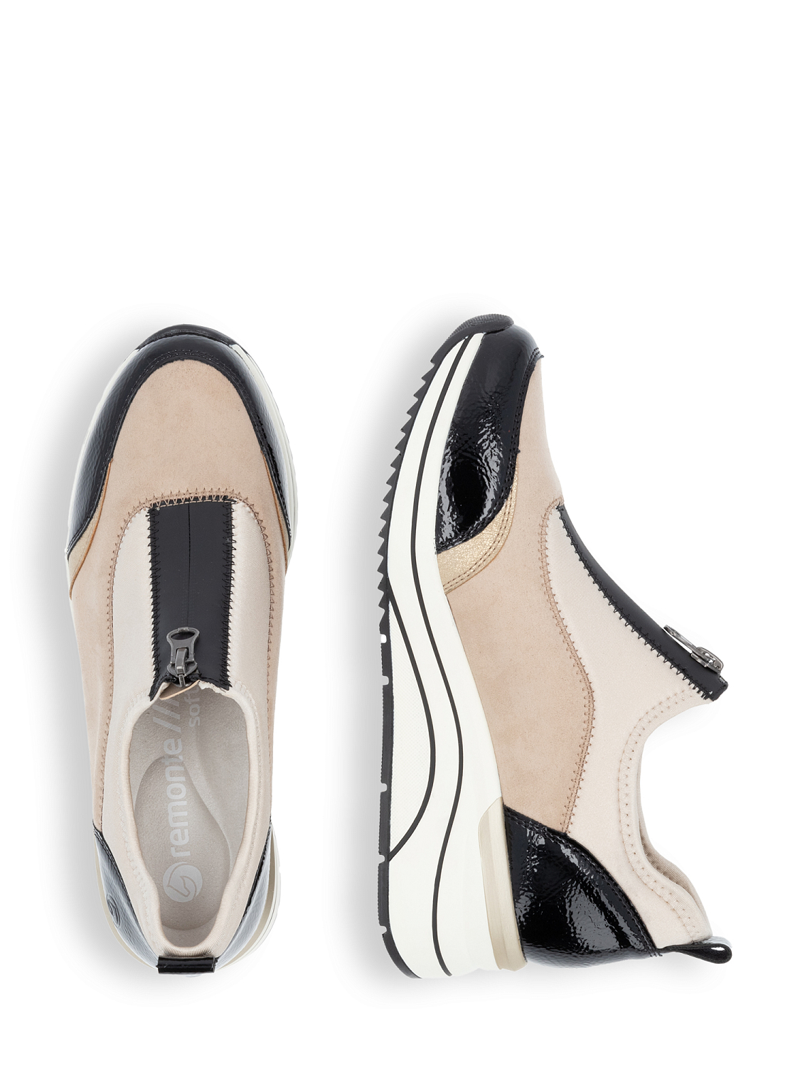 Remonte High Soft Multi Sneaker Beige