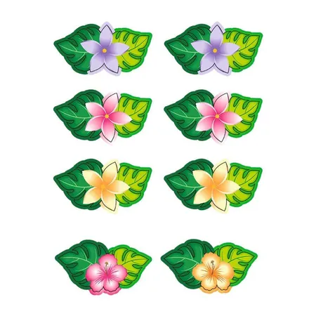 URSUS Dekorationsset Flamingo, 4 Bogen Bastelkarton DIN A4