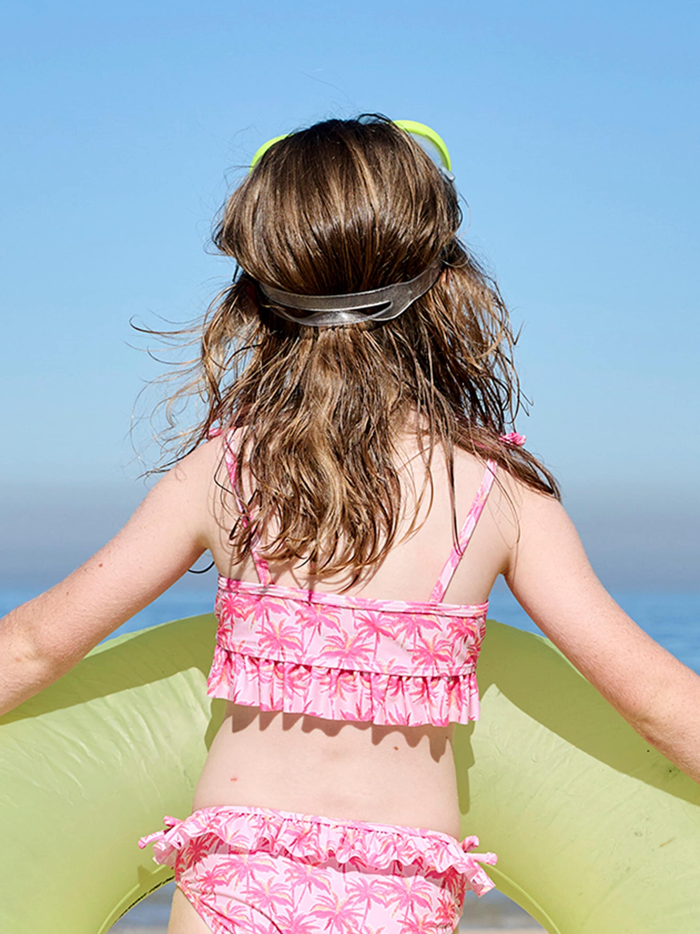 Vertbaudet Mädchen Bikini mit Schleifen rosa