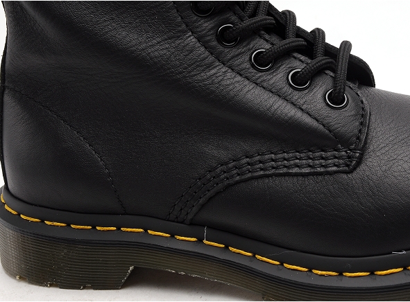 Dr martens boots bottine plates femme pascal virginia noir