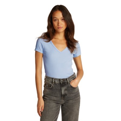Tee-shirt à manches courtes femme Slim Essential TOMMY HILFIGER