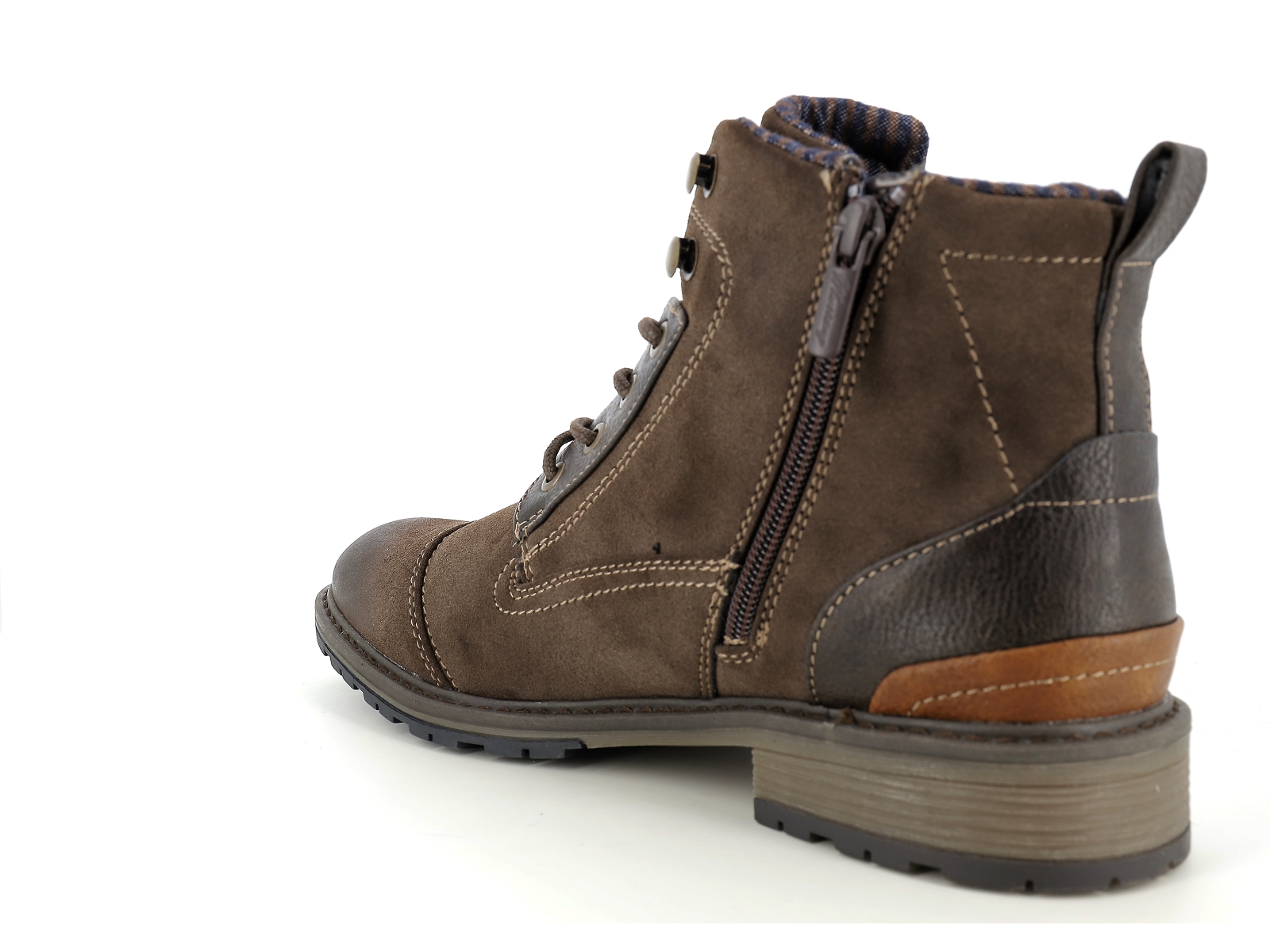 Mustang-4140 504 Synthétique Marron Foncé