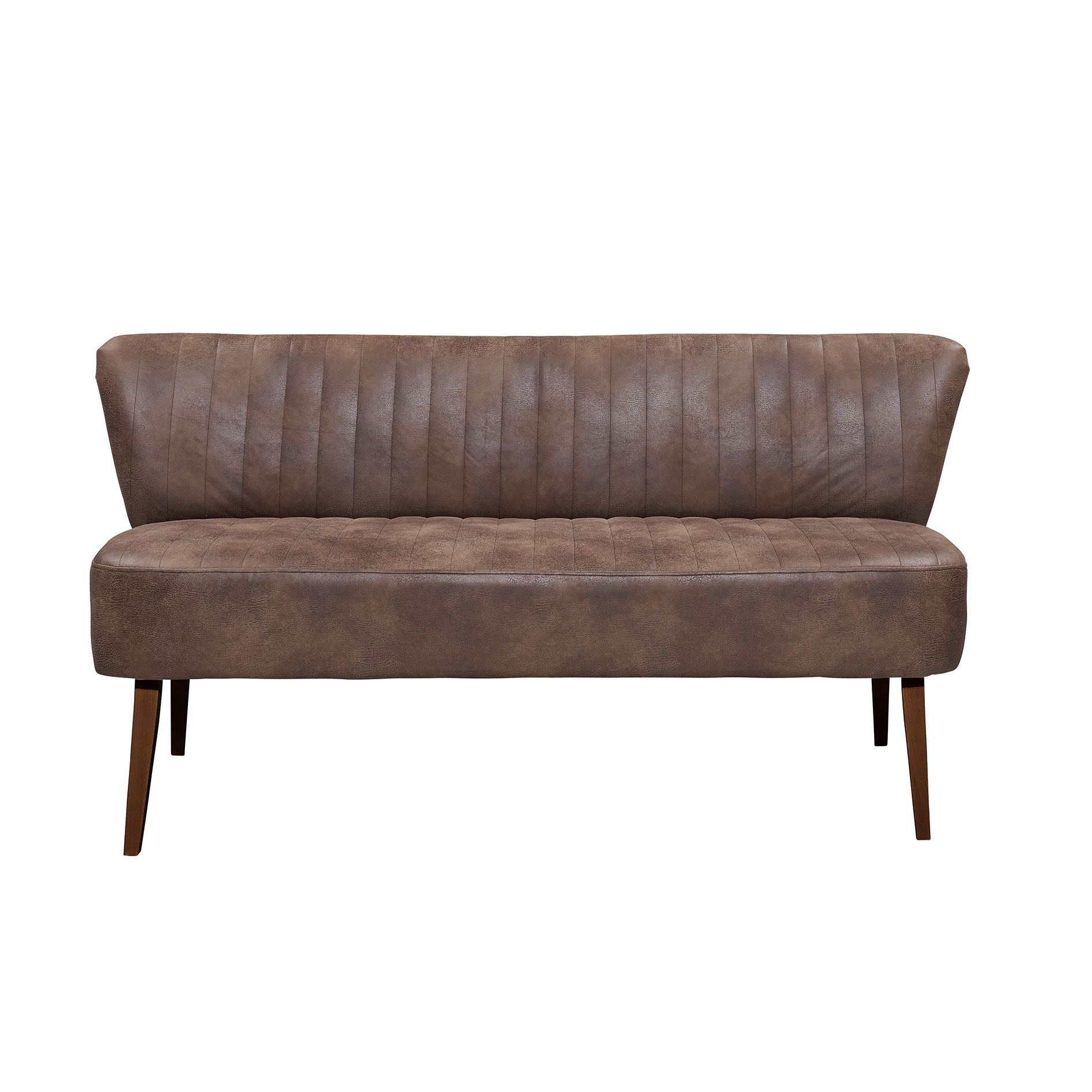 Bank - dunkelbraun - Massivholz - 182 cm