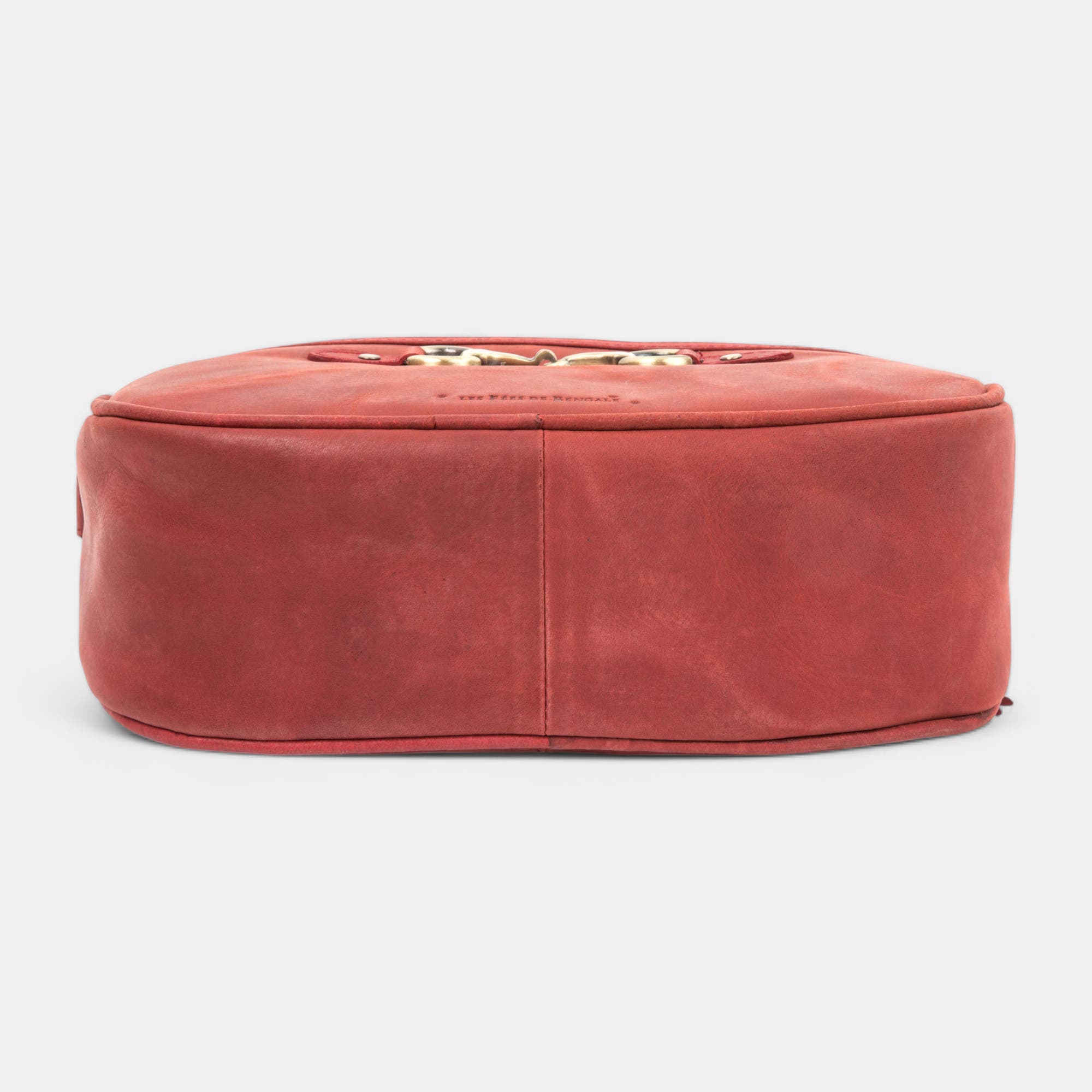 Sac bandoulière en cuir rouge