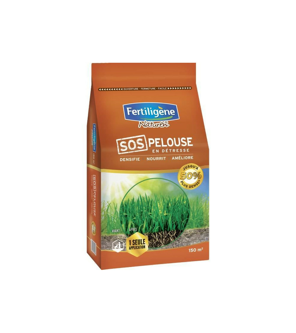 Sos pelouse en détresse 150m²