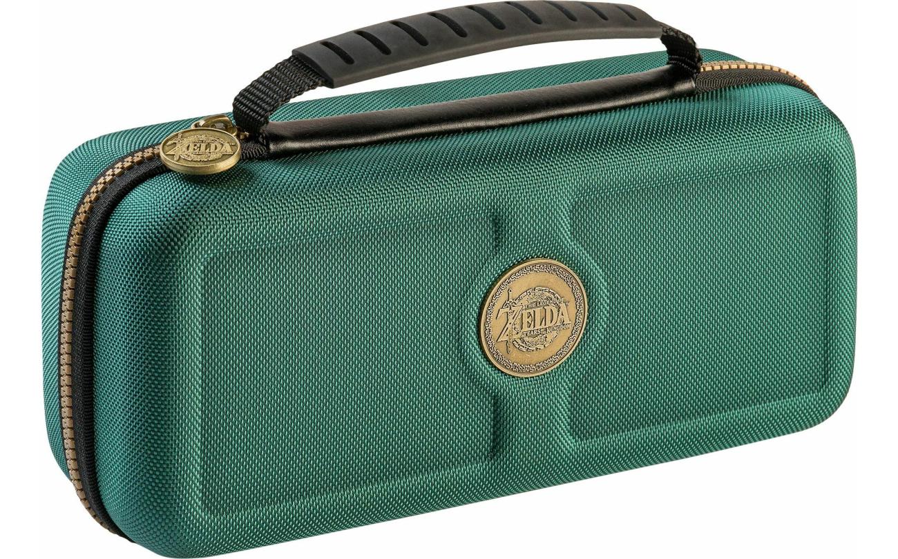 Switch OLED Official Traveler System Case Zelda Groen